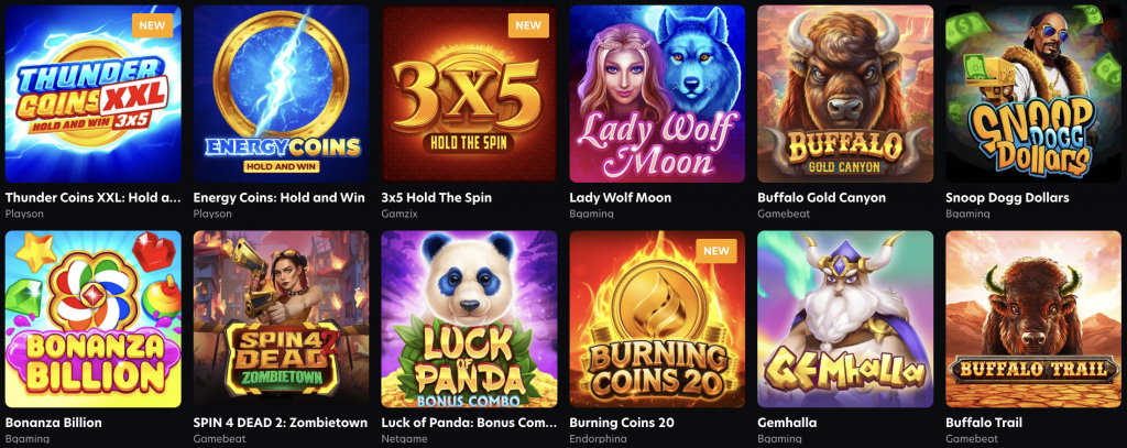 Exploring Neospin’s Game Library